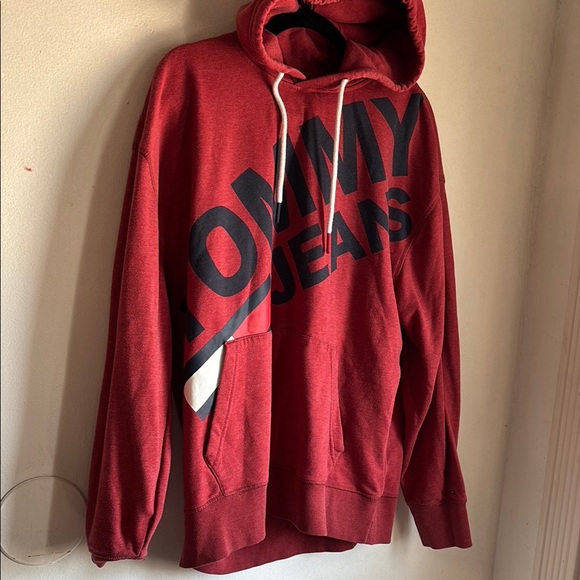 Tommy Hilfiger Red Hoodie for Men - Picture 3 of 6